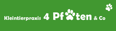 Kleintierpraxis 4 Pfoten & Co - Logo